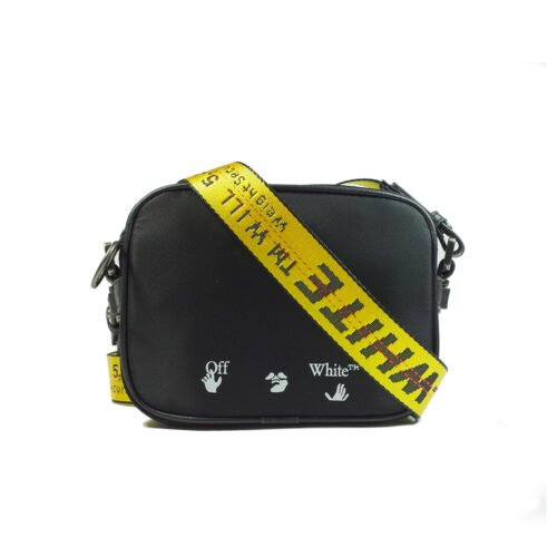 Off White Logo Print Crossbody Bag