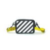 Off White Binder Nylon Small Crossbody Bag